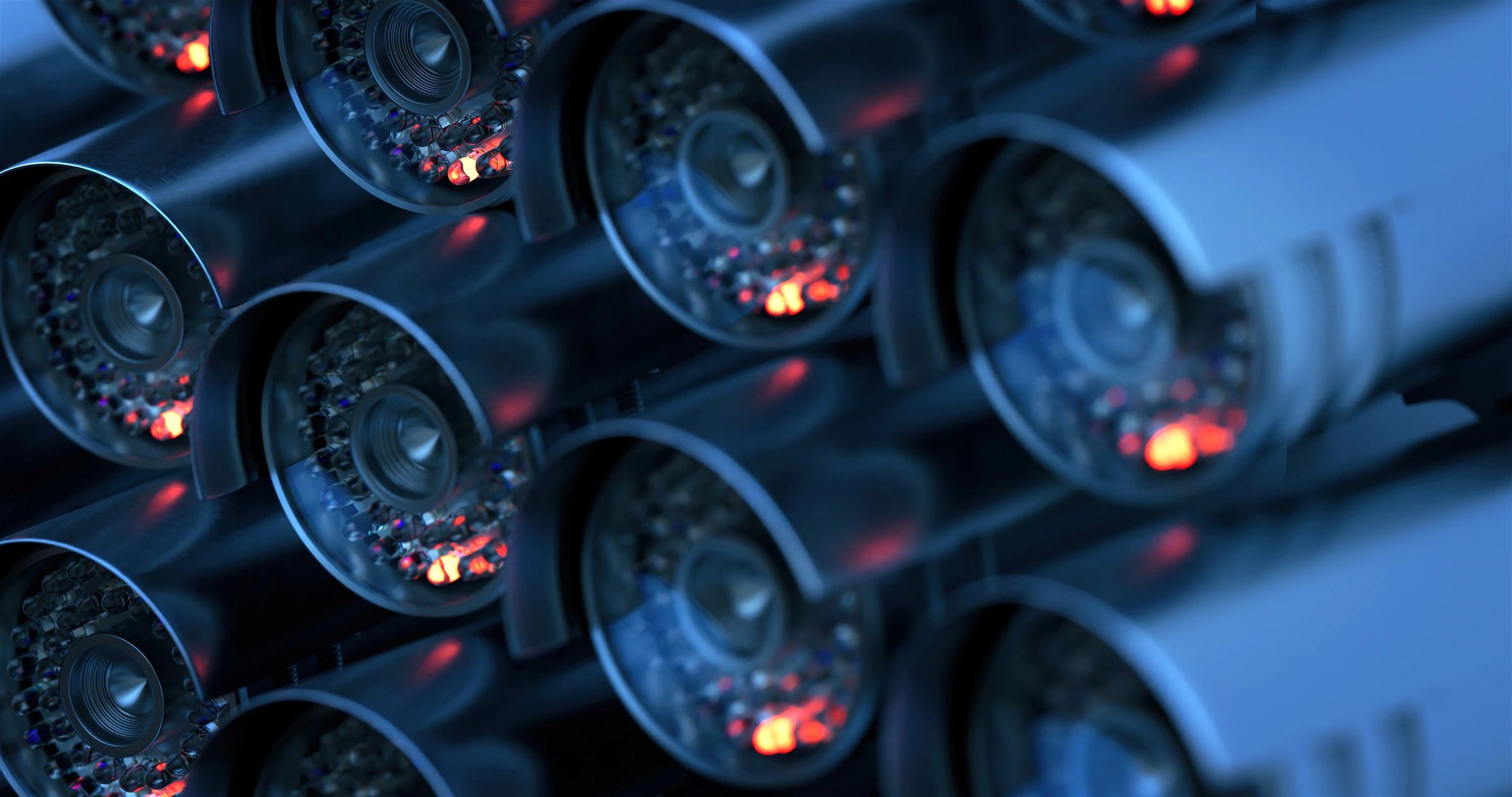 Security cameras and cyber security monitoring
