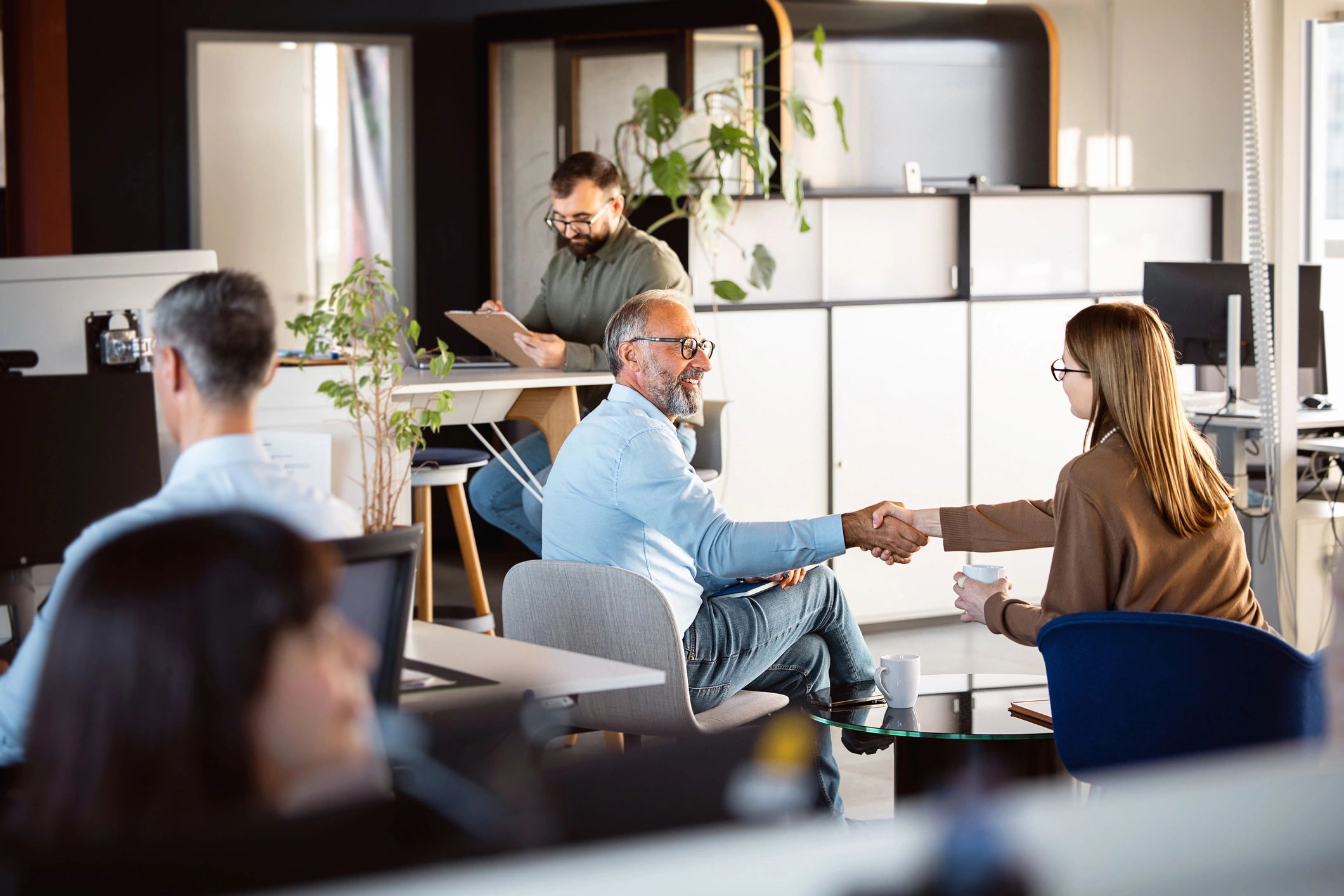 Modern enterprise office representing IT solutions