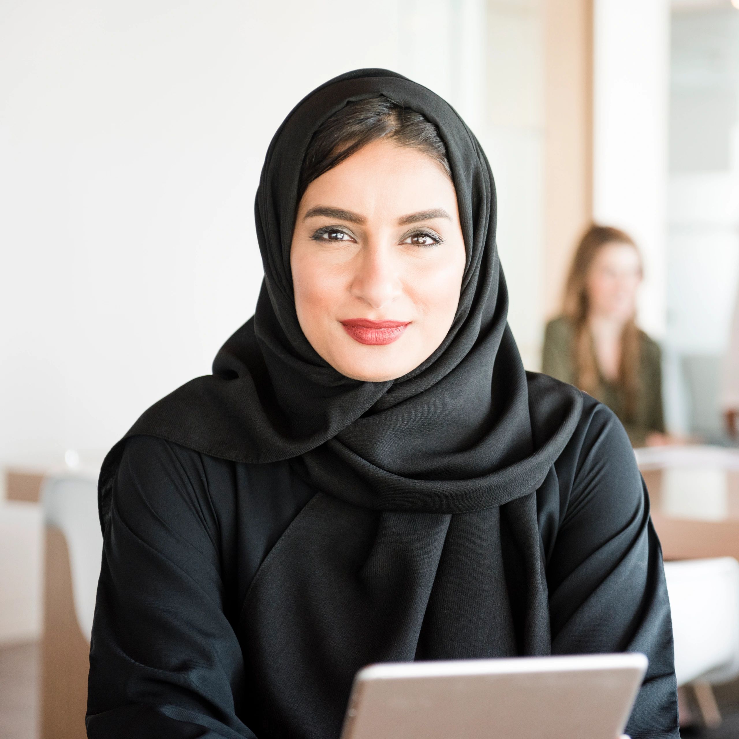 Portrait of businesswoman in office